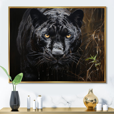 " Sleek Panther Stalk II " by Designart