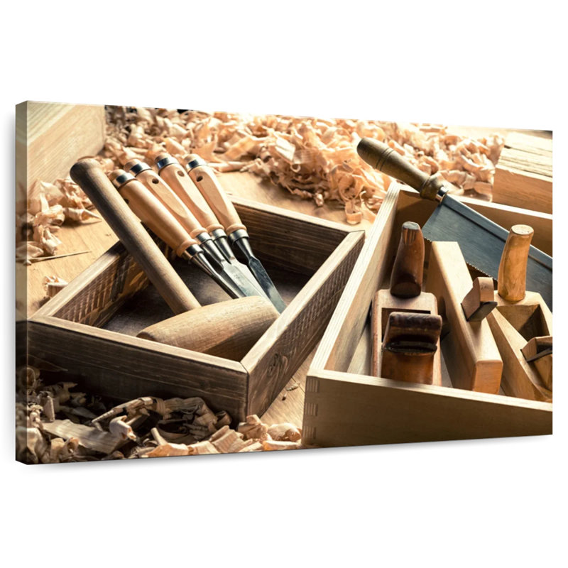 Senne Wood Carving Tools, 8" H x 12" W