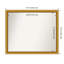Townhouse Gold Non-Beveled Bathroom Wall Mirror-1016737290