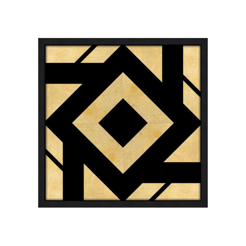 Criss Cross II Print by Elena Carlie, Glass Coat, 40" H x 40" W