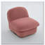 Fauteuil d'appoint pivotant en velours-1664775733