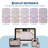 Area Rug for Living Room, Floral Modern Washable Rugs, Non-Slip Low-Pile Soft Floor Carpet for Bedroom, Living Room, Dining Room-517681428-517681433