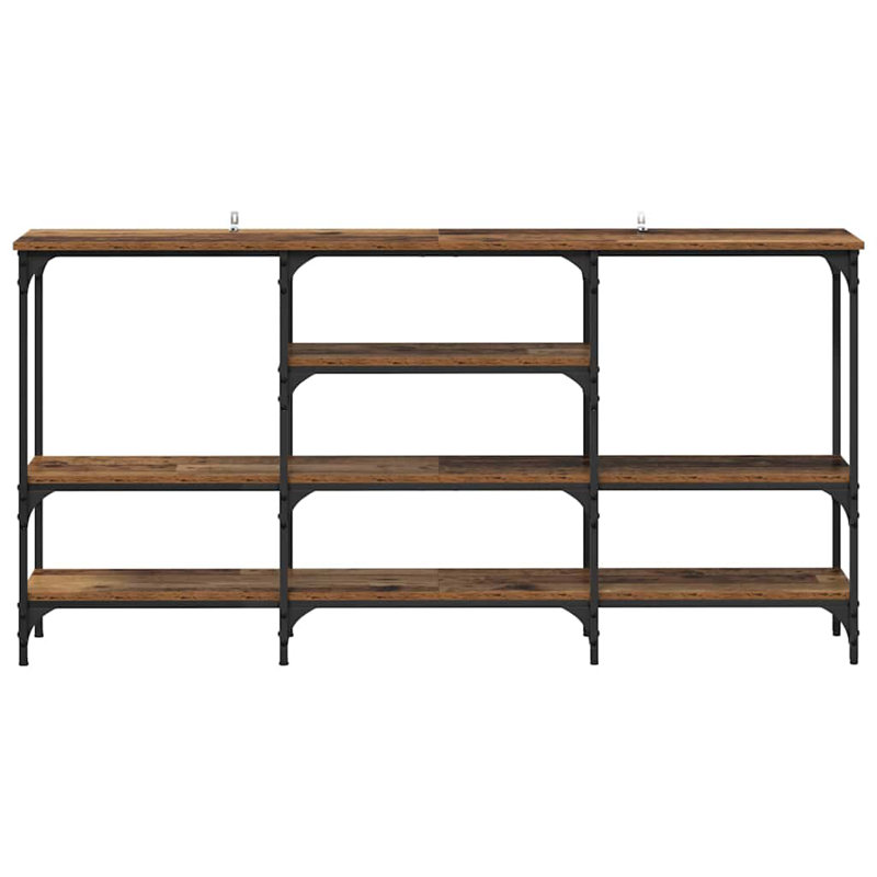 Console Table 160 X 29 X 80 Cm Engineered Wood, Old Wood