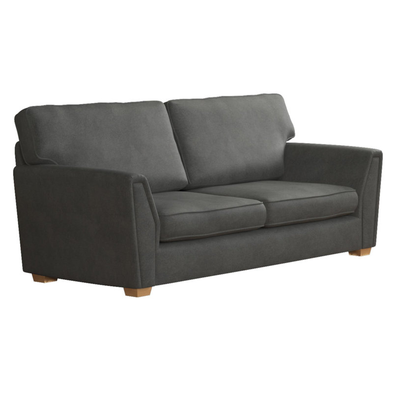 Wendleberry Three Seater, Fixed Back, Marmalade