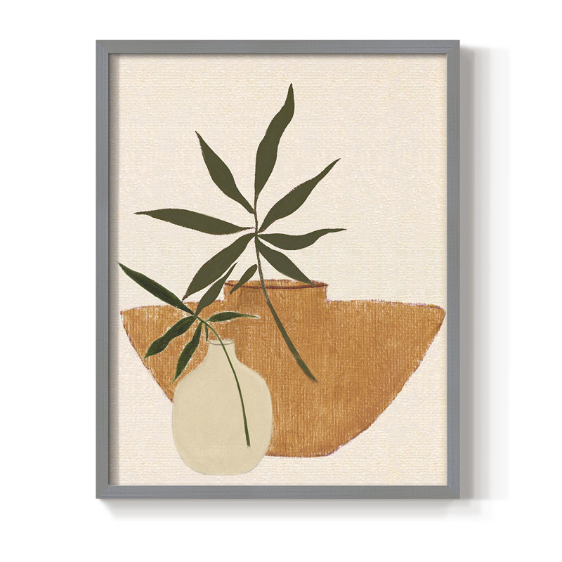 «Santa Fe Still Life II», reproduction encadrée - bois massif, Gris, H 14 po x l 11 po