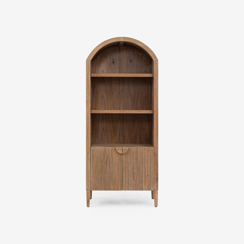 Javon - Arched Display Cabinet, Brown