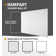 Crescendo 59.75'' x 35.8'' Walk-in Soaking Fibreglass Bathtub with Faucet
