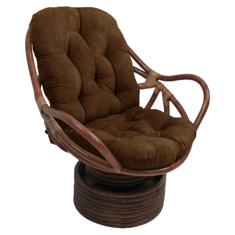 Lounge Chair Cushion, Micro Suede - Chocolate