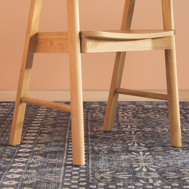 Chaise en bois massif Lorrenda, Naturel