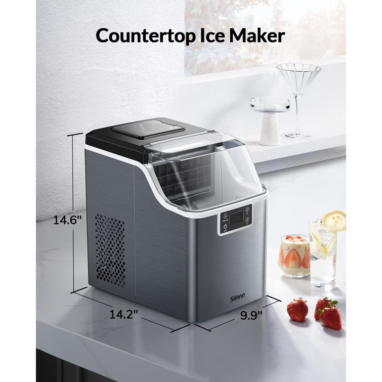 Countertop Cube Ice Maker (45 Lbs) – Silonn