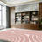 Abstract Washable Rugs 5x7, Soft Pink Rugs for Living Room Bedroom Girls, Ultra-Thin Non-Shedding Modern Throw Large Carpet for Dining Room Office(5'x7',Pink)