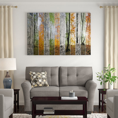 " Wood Panorama Changing Seasons "
