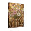 Plantes et fleurs Motif de fleurs et de livres en verre coloré-2023297207