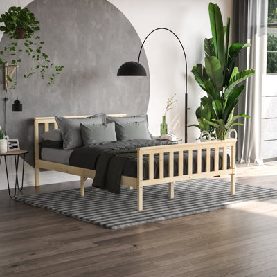 Solid Wood Bed
