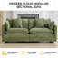 Canapé modulaire en tissu d'ameublement Chenille-1268895528-1269701949