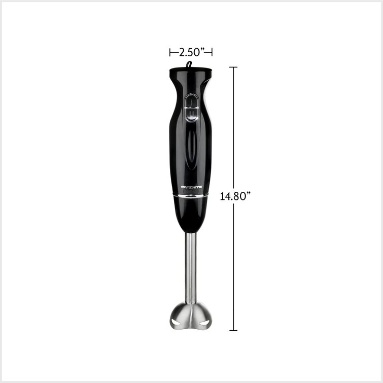 OVENTE Electric Immersion Hand Blender 300 Watt 2 Mixing Speed