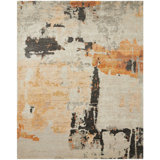 Toros Hand Knotted Wool Abstract Area Rug