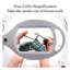 Lampe sur pied à DEL grossissante 2,25X avec col de cygne réglable Lightview Pro pour travaux manuels, lecture et zoom (5 dioptries)-1385537889