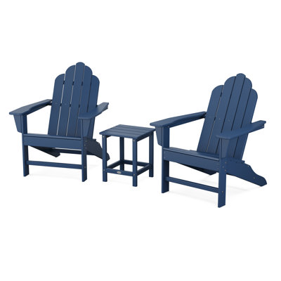 POLYWOOD Long Island Adirondack 3-Piece Set