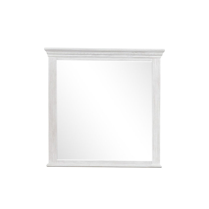 39.9"W Transitional Mirror, Weathered Gray