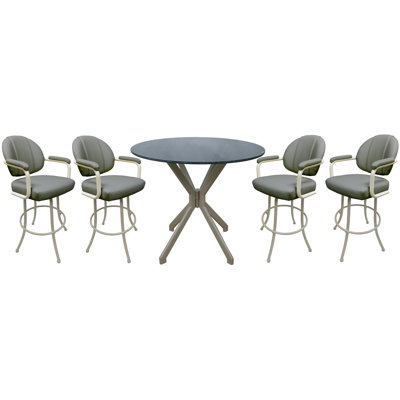 Rabiha Round 42.00' Dining Set