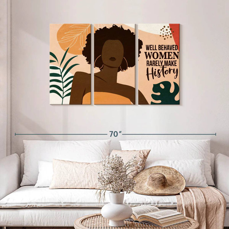 Khyia Women In History, 28" H x 45" W