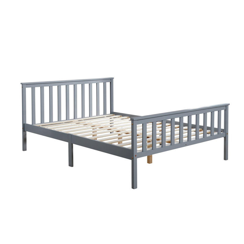 Koelb Bed, Double (4'6), Gray