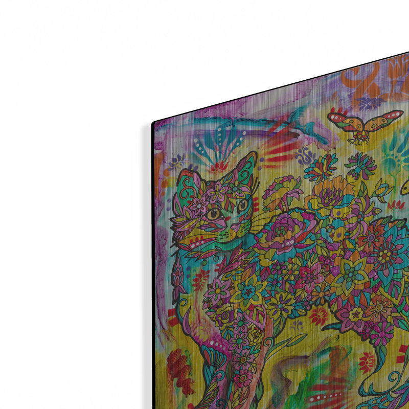«Flower Kitty» par Dean Russo, H 16 po x l 12 po