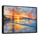 Décoration murale jaune et rouge Golden Gate Summer Sunset Glow IV - Ponts