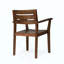 Ensemble de 2 chaises de salle à manger, fauteuil de patio en bois d'acacia, pour cour, bord de piscine, jardin-53542775
