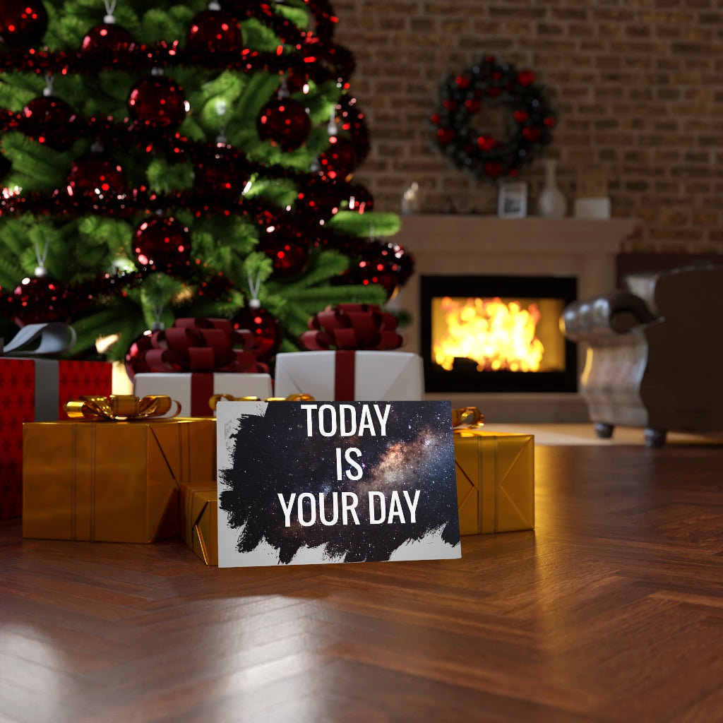 Today Is Your Day - Wrapped Canvas Typography