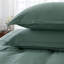 Ensemble de housse de couette en coton de couleur unie Stonewashed-100738048-100738042