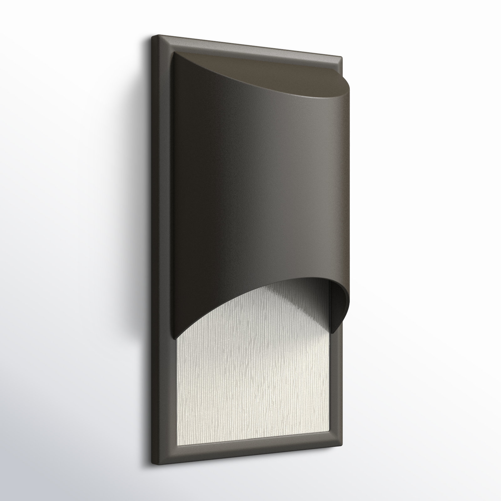 Aurore Outdoor Wall Lantern, Medium, Bronze, Incandescent