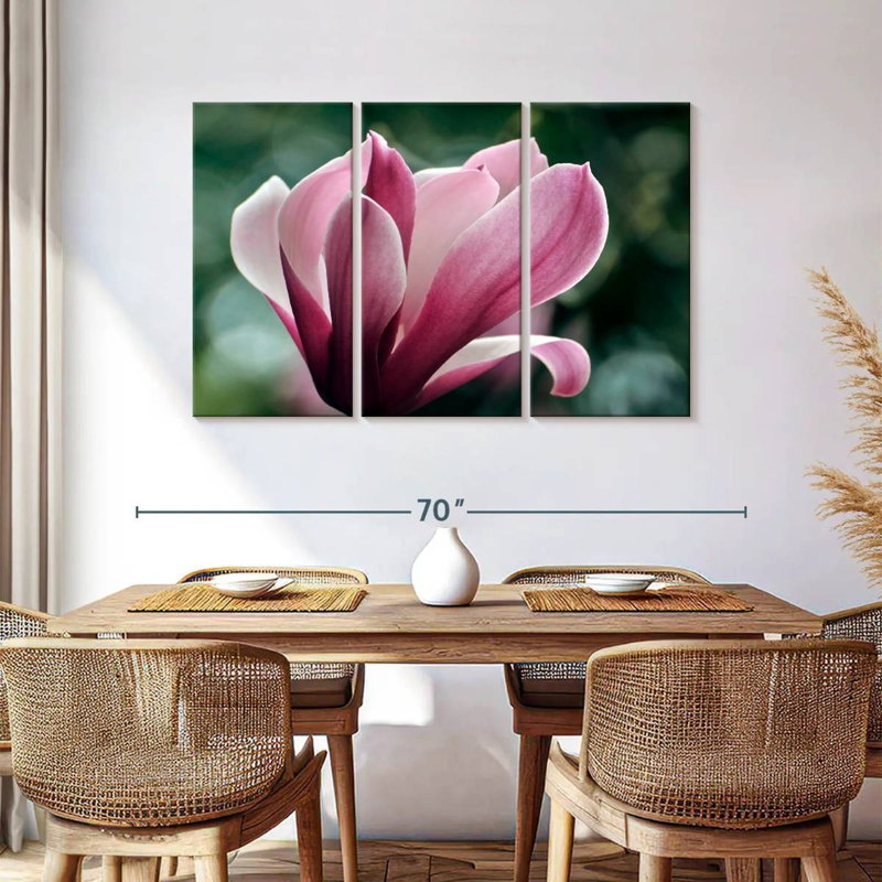 Harnek Blooming Magnolia Flower, 36" H x 57" W