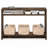 Furinno VIOLA Entryway Table, Console Table with Storage Shelf, Sofa Table, for Living Room, Home Office, Entryway, Amber Pine-121882915-121882913