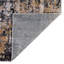 Tapis abstrait en polypropylène tissé à la machine Highdell en brun / noir / blanc-1010585247