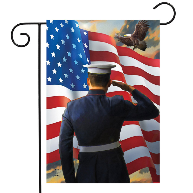 Drapeau du jardin militaire America's Heroes