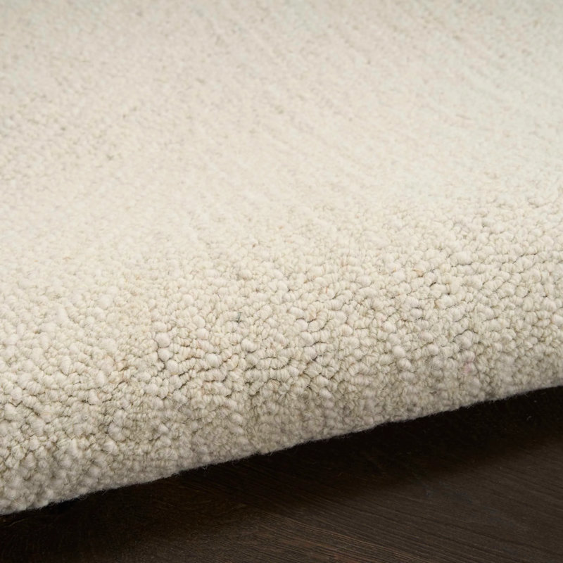 Tapis d'intérieur moderne ivoire DKNY Pure Angles, Rectangle 7 pi 9 po x 9 pi 9 po
