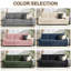 Canapé moderne 83 pouces en tissu Snowfleece 3 places dans une boîte, canapé avec porte-gobelets intégrés pour le salon, la chambre et le bureau-1005837706