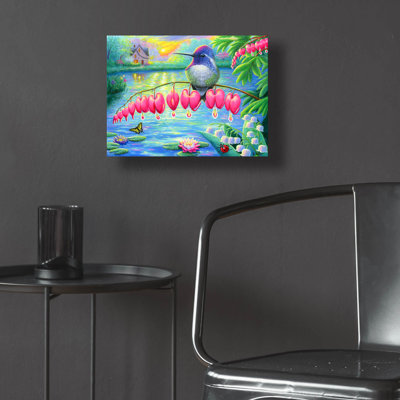 «Morning Glory» par Bridget Voth, art en verre acrylique