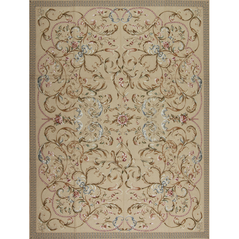 Highland Needleworks Flatweave Wool Area Rug, Rectangle 8' x 10'