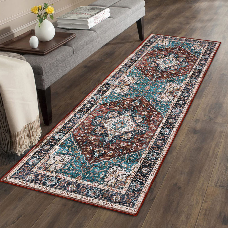 Tapis Dalarie avec envers antidérapant, Tapis de couloir 2 pi x 6 pi