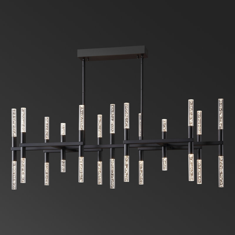 Evaria 26 - Light LED Chandelier, Matte Black