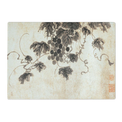 Tempered Glass a Fruit Tree Chopping Board