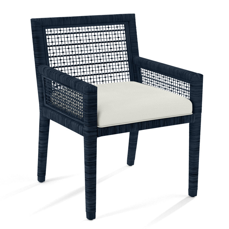 Pine Isle Arm Chair, Beige Performance Fabric; 0851-73, Bisque