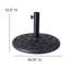 Base de parasol universelle en ciment Melida avec revêtement en polymère plastique résistant aux intempéries et diamètre de 19,25 po-1629024608