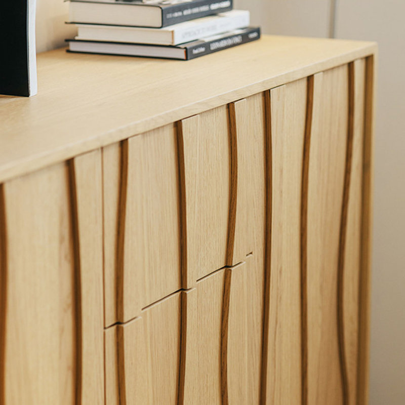 Buffet de rangement simple et multifonctionnel, H 33,46 po x l 59,05 po x P 15,74 po