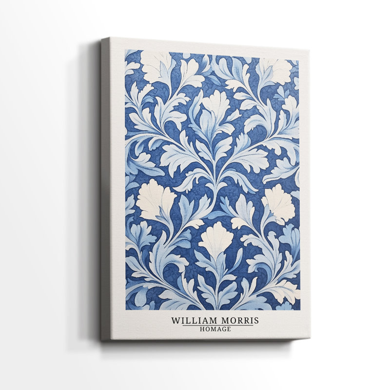 Wm Morris Series DLxxi - Cavas enveloppés de galerie, H 18 po x l 27 po