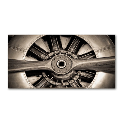 Aircraft Engine - Wrapped Canvas Print