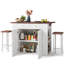 Ensemble d'îlot de cuisine 3 pièces Lujane-526239256-517228156